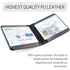 CANOPUS Car Registration and Insurance Holder, Magnetic Closure, Embossed Card Document Holder, Vehicle Glove Box Organizer